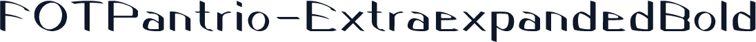 FOTPantrio-ExtraexpandedBold