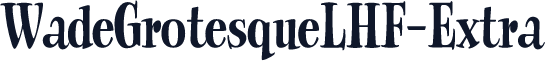 WadeGrotesqueLHF-Extra