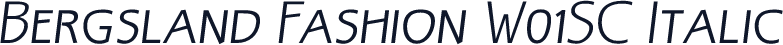 Bergsland Fashion W01SC Italic