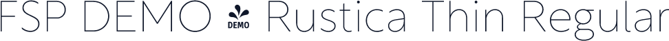 FSP DEMO - Rustica Thin Regular