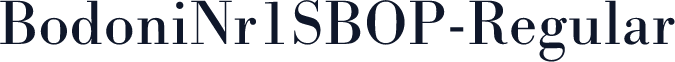 BodoniNr1SBOP-Regular