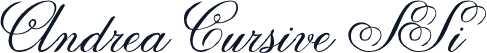 Andrea Cursive SSi