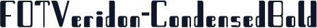 FOTVeridon-CondensedBold