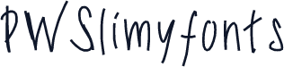 PWSlimyfonts