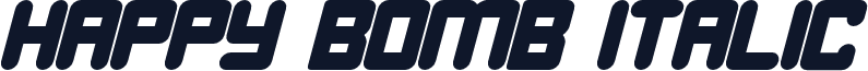 Happy Bomb Italic