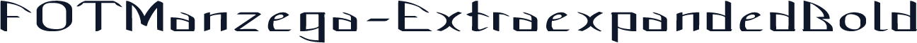 FOTManzega-ExtraexpandedBold