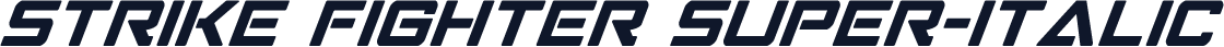 Strike Fighter Super-Italic