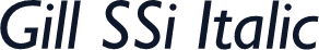 Gill SSi Italic