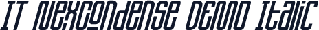 IT NexCondense DEMO Italic
