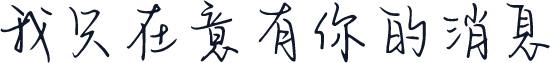 我只在意有你的消息