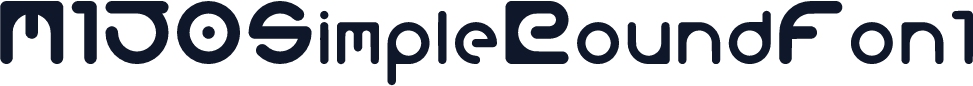 M150SimpleRoundFont