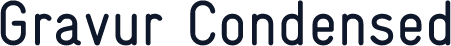 Gravur Condensed