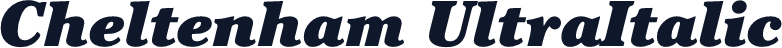 Cheltenham UltraItalic