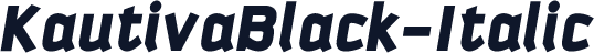 KautivaBlack-Italic