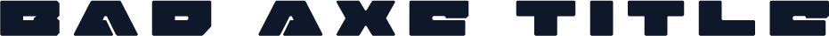 Bad Axe Title
