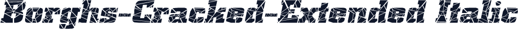 Borghs-Cracked-Extended Italic