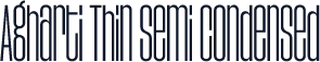 Agharti Thin Semi Condensed