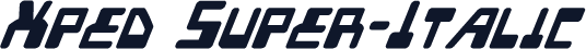 Xped Super-Italic