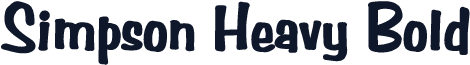 Simpson Heavy Bold