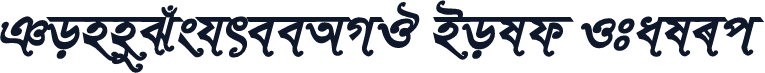 TonnySushreeAMJ Bold Italic