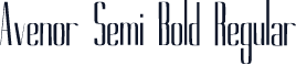Avenor Semi Bold Regular
