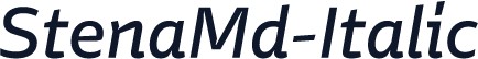 StenaMd-Italic