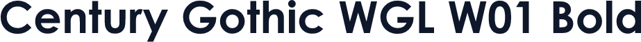 Century Gothic WGL W01 Bold