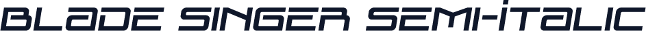 Blade Singer Semi-Italic