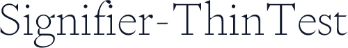 Signifier-ThinTest