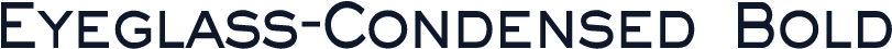 Eyeglass-Condensed Bold