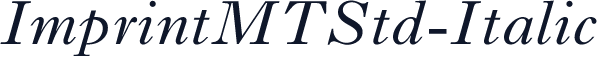 ImprintMTStd-Italic