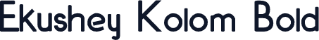 Ekushey Kolom Bold