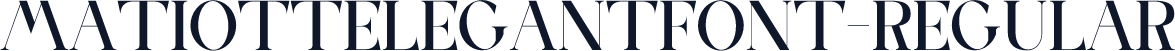 MATIOTTELEGANTFONT-Regular