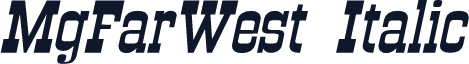 MgFarWest Italic