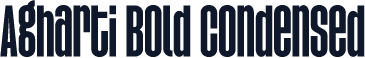 Agharti Bold Condensed