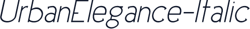 UrbanElegance-Italic