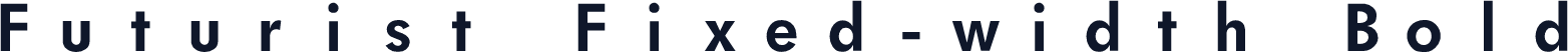Futurist Fixed-width Bold