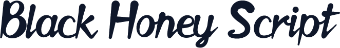 Black Honey Script