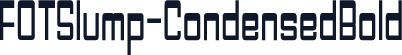 FOTSlump-CondensedBold