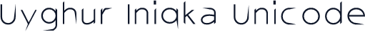 Uyghur Iniqka Unicode