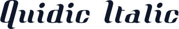 Quidic Italic