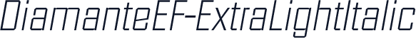 DiamanteEF-ExtraLightItalic