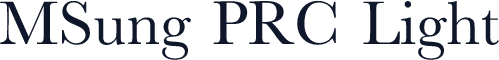 MSung PRC Light