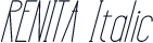 RENITA Italic