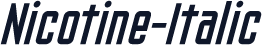 Nicotine-Italic