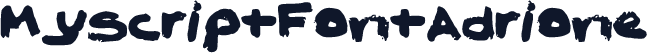 MyScriptFontAdrione