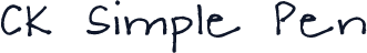 CK Simple Pen