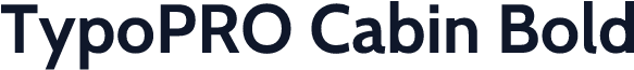TypoPRO Cabin Bold