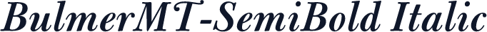 BulmerMT-SemiBold Italic