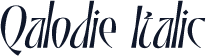 Qalodie Italic